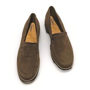 Trotters Fayth Stone Suede Loafers Shoes Womens 10.5N  T2359-258